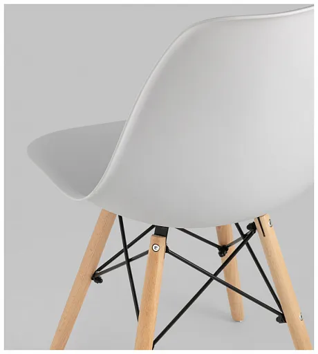 Стул Eames Style DSW светло-серый x4 (разборный каркас) фото 10