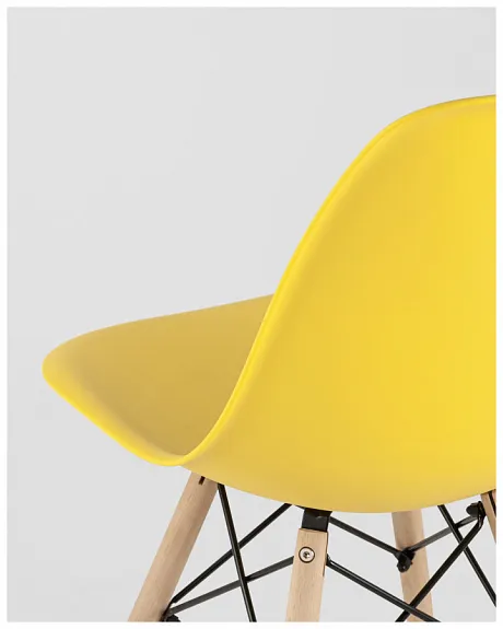 Стул Eames Style DSW желтый (разборный каркас) фото 10