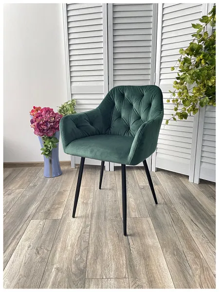 Стул PERU BLUVEL-78 GREEN, велюр фото 3