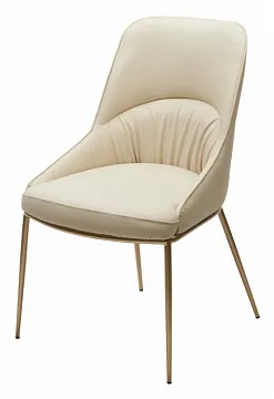 Стул ABRIOLA Milk Ti-02, PU / шампань, ®DISAUR