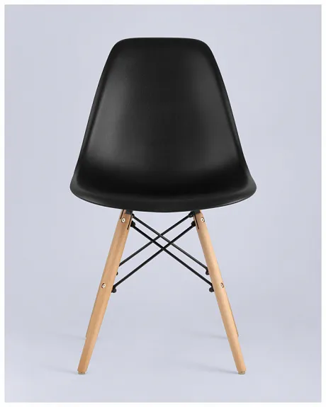 Стул Eames Style DSW черный (разборный каркас) фото 7
