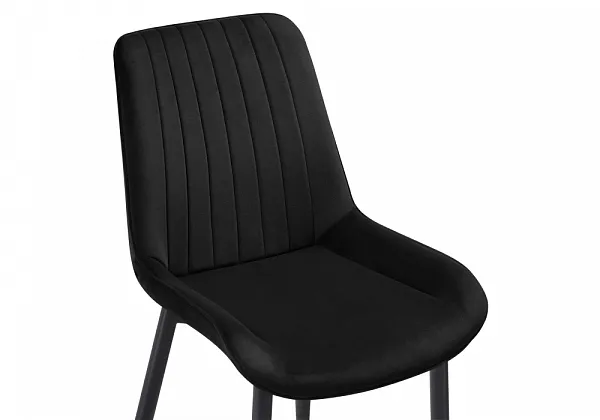 Стул на металлокаркасе Seda 1 black / gold фото 6