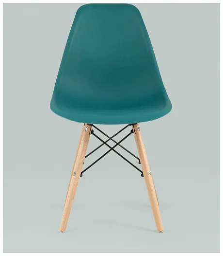 Стул Eames Style DSW темно-бирюзовый x4 (разборный каркас) фото 7