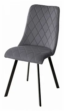 Стул TYCOON BLUVEL-14 GREY, велюр