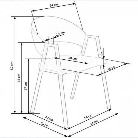 Стул HALMAR K473 фото 9