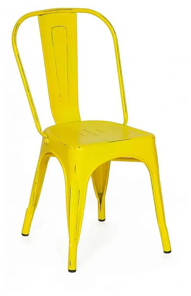 Стул LOFT CHAIR желтый винтаж