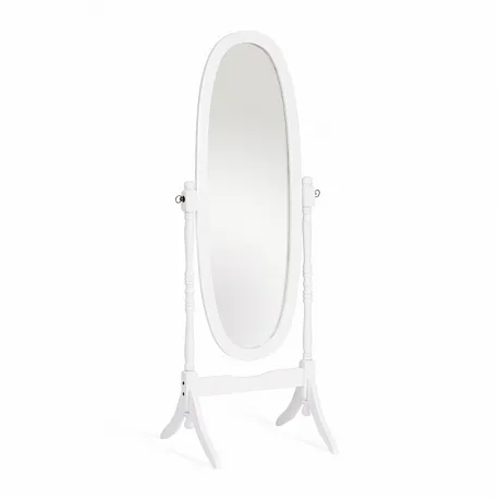 Зеркало NY-4001 дерево, 52,5х51х150 см, white (белый)
