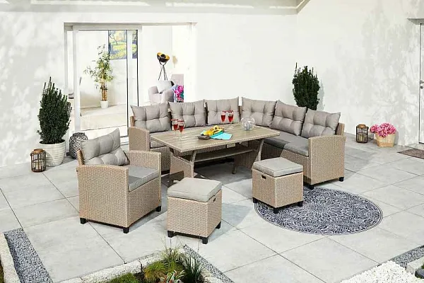 Комплект плетеной мебели AFM-373B Beige
