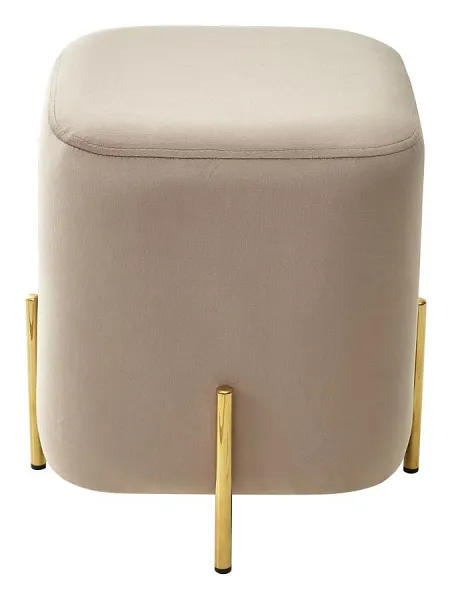 Пуф ARES BLUVEL-40 BEIGE / GOLD фото 5