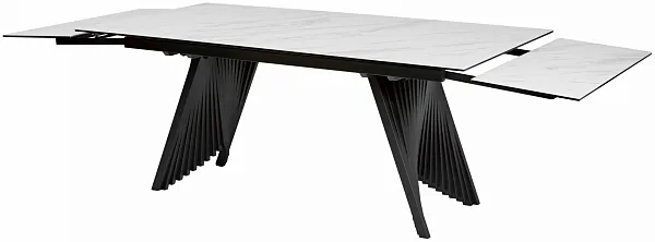 Стол IVAR 200 MARBLES KL-99 Белый мрамор, итальянская керамика, ®DISAUR фото 5