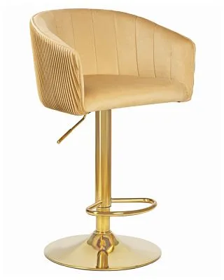Стул барный  DARCY GOLD (песочный велюр (1922-3))