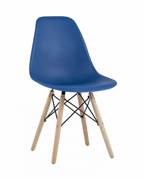 Стул Eames Style DSW синий x4