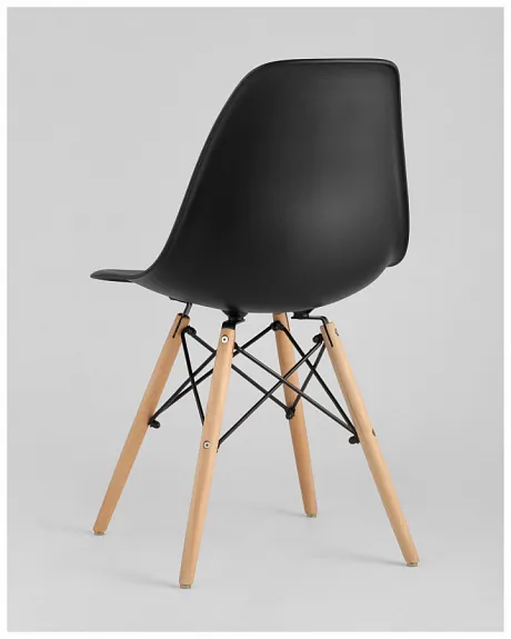 Стул Eames Style DSW черный (разборный каркас) фото 9