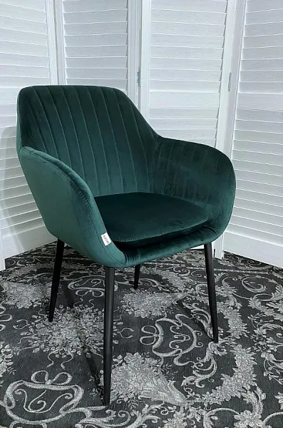 Стул ALABAMA BLUVEL-78 GREEN, велюр фото 5