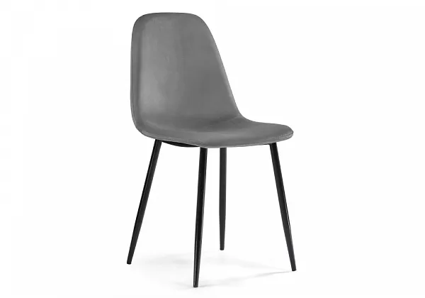 Стул на металлокаркасе Lilu dark grey
