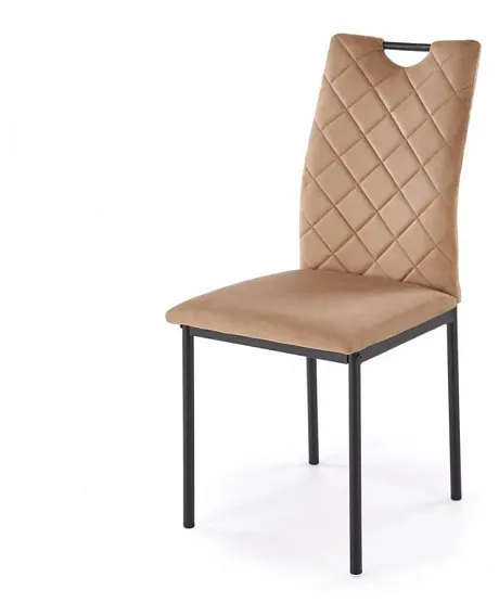 Стул HALMAR K577 бежевый/черный