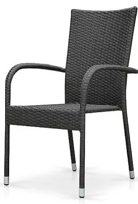 Плетеный стул AFM-407G grey