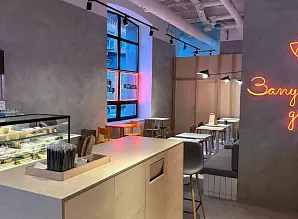 Мебель для кофейни Bodro сoffee на Дербеневской набережной Фото 15