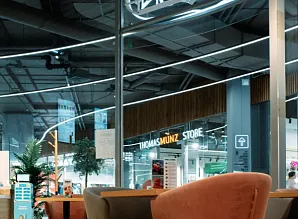 Барная стойка для кафе-пекарни Cinnabon в ТРК Прометей Фото 13