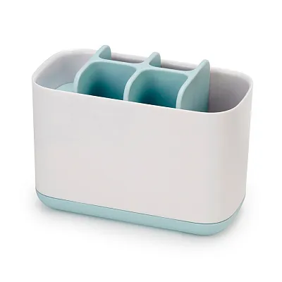 Органайзер для зубных щеток easystore™, 13х9,5х17,5 см, бело-голубой