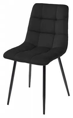 Стул CHILLI BLUVEL-19 BLACK, велюр