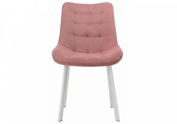 Стул на металлокаркасе Hagen pink / white фото 2