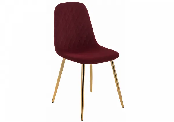 Стул на металлокаркасе Dabl wine red