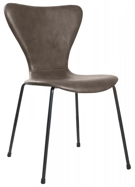 Стул Seven Leather коричневый