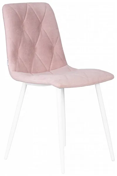 Стул CHILLY ROMBO Розовый Simple 03, основание белый фото 3