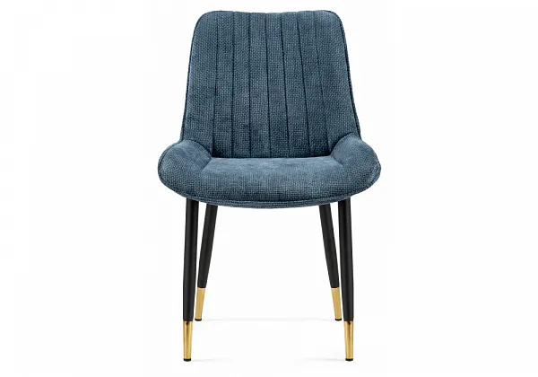 Стул на металлокаркасе Seda 1 blue / black / gold фото 3