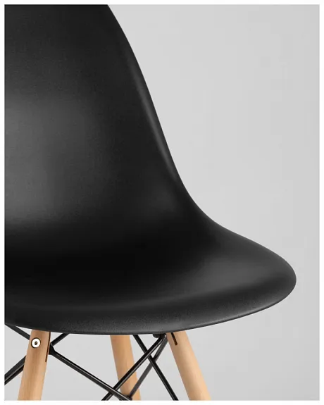 Стул Eames Style DSW черный (разборный каркас) фото 11