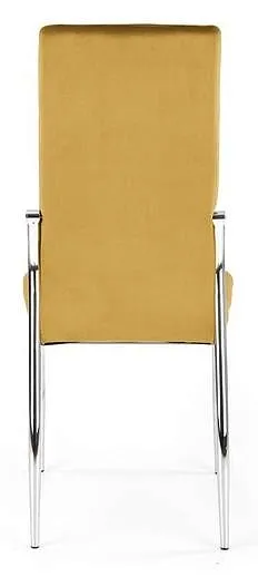 Стул HALMAR K416 горчичный/хром фото 6