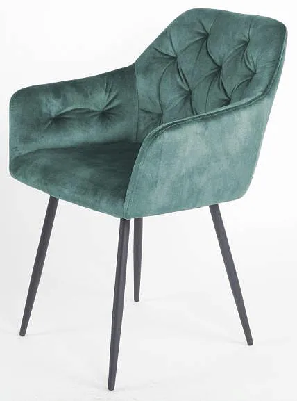Стул PERU PK6015-15 GREY GREEN античный серо-зеленый, велюр