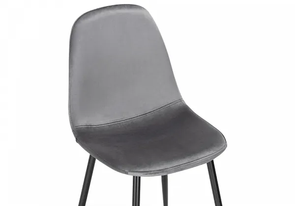 Стул на металлокаркасе Lilu dark grey фото 6