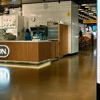 Барная стойка для кафе-пекарни Cinnabon в ТРК Меркурий