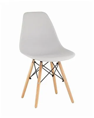 Стул Eames Style DSW светло-серый (разборный каркас)