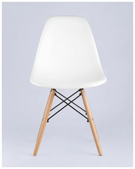 Стул Eames Style DSW белый x4 (разборный каркас) фото 9
