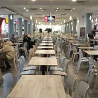 Мебель для фудкорта в ТЦ Серебряный город, Иваново