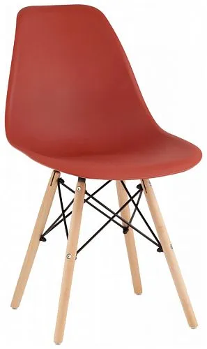 Стул Eames Style DSW терракотовый (разборный каркас)