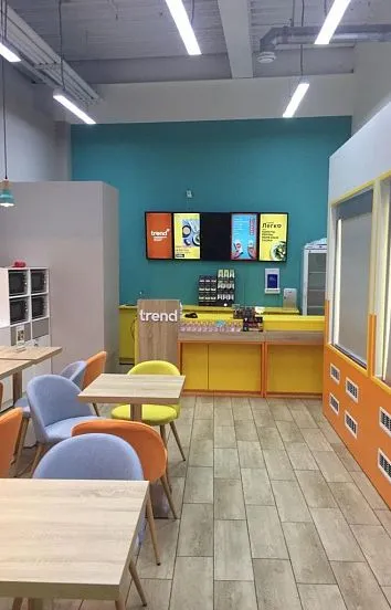 Барная стойка и мебель для кафе TREND в ТЦ For You