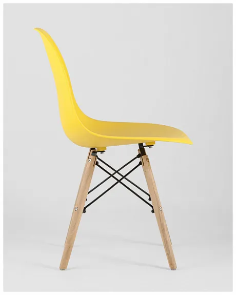 Стул Eames Style DSW желтый (разборный каркас) фото 6