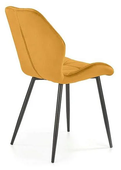 Стул HALMAR K453 горчичный/черный фото 4