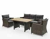 Комплект плетеной мебели AFM-308G Brown/Grey