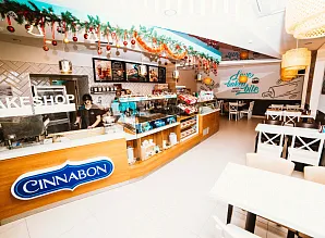 Барная стойка для кафе-пекарни CINNABON на Васильевском острове Фото 7