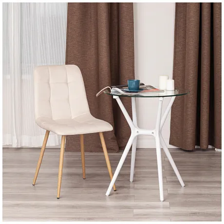 Стул CHILLY (mod. 7094-1) Бежевый, натуральный фото 9