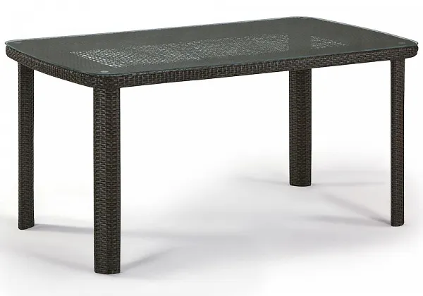 Плетеный стол T51A-W53-150x85 Brown