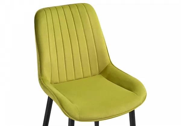 Стул на металлокаркасе Seda 1 khaki / gold / black фото 6
