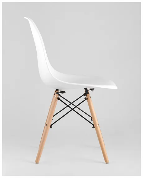 Стул Eames Style DSW белый x4 (разборный каркас) фото 8