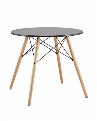 Стол круглый EAMES DSW NEW D=80 черный