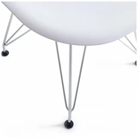 Стул CINDY IRON CHAIR (EAMES) (mod. 002), белый фото 6